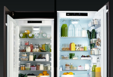 Šaldytuvų aukščio palyginimas