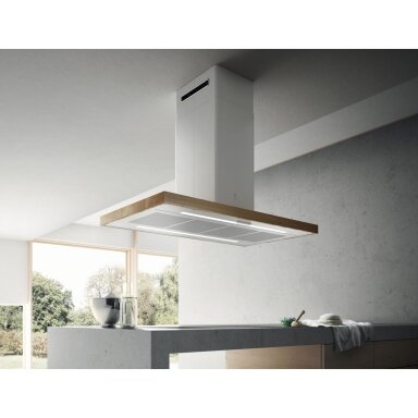 ELICA BIO ISLAND WH/A/120X58 ROVERE