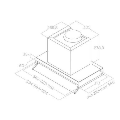 ELICA BOXIN LX/BL MAT/A/90 1 ELICA BOXIN LX/BL MAT/A/90 1