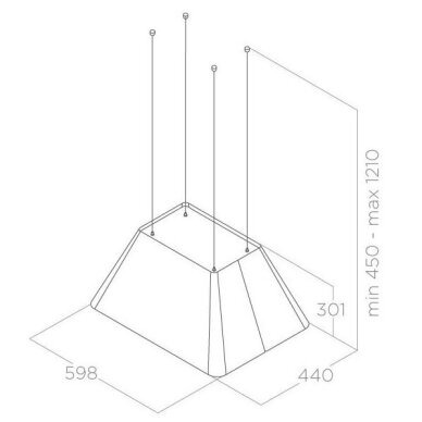 ELICA IKONA LIGHT BL MAT/F/60 2 ELICA IKONA LIGHT BL MAT/F/60 2