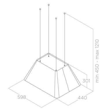 ELICA IKONA LIGHT WH/F/60 2 ELICA IKONA LIGHT WH/F/60 2