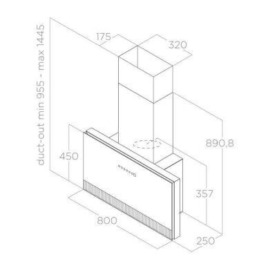 ELICA SUPER PLAT BL/F/80 2 ELICA SUPER PLAT BL/F/80 2