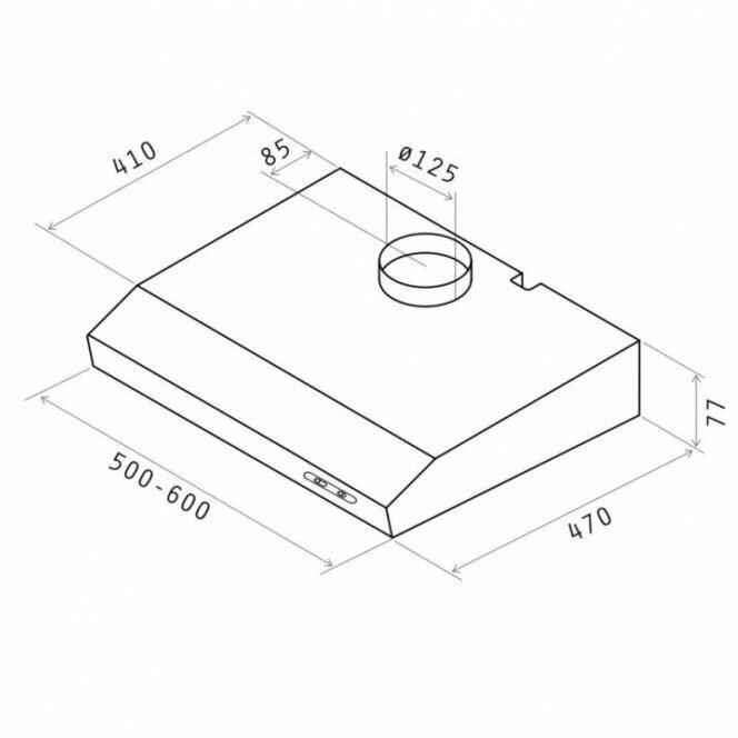 ELICA VERVE WH/F/60 2
