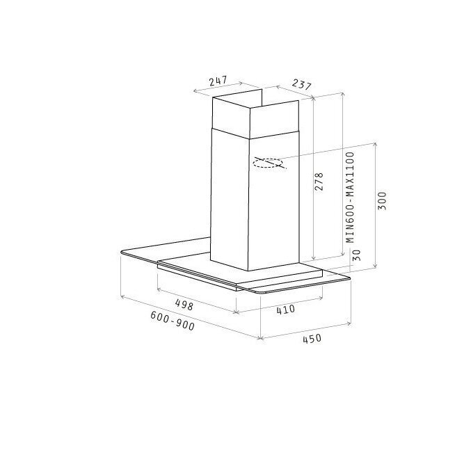 ELICA FLAT GLASS IX/A/90 1