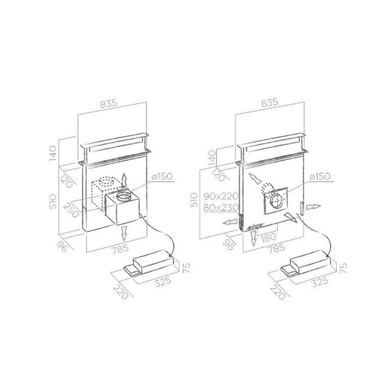 ELICA PANDORA GME BL/A/90 2 ELICA PANDORA GME BL/A/90 2