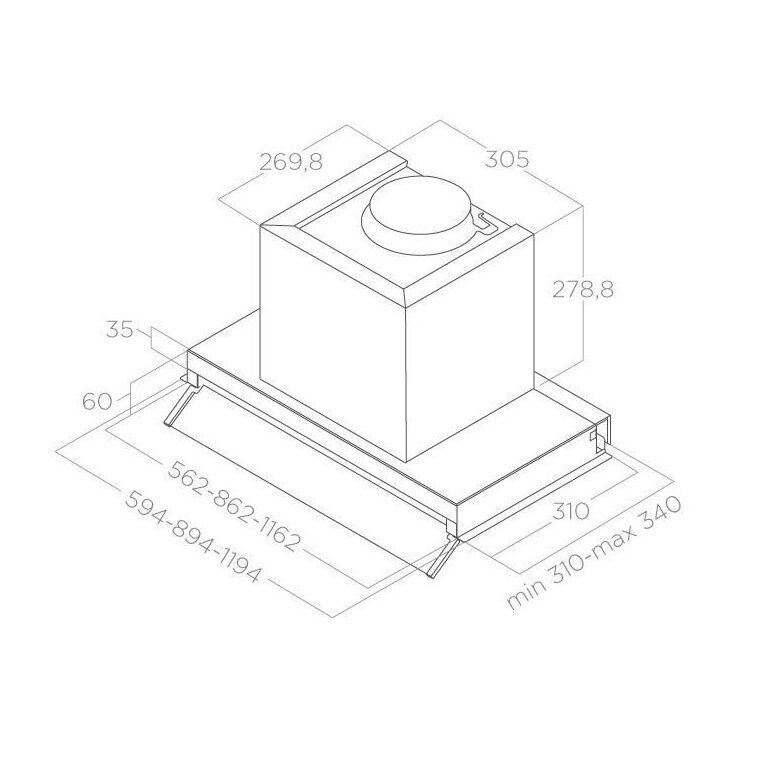 ELICA BOXIN LX/BL MAT/A/60 1 ELICA BOXIN LX/BL MAT/A/60 1