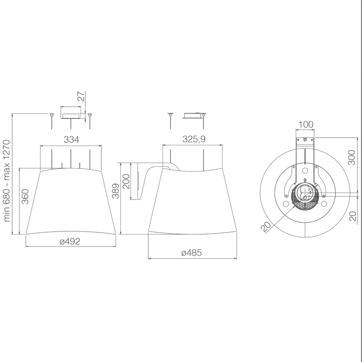 Gartraukis Elica JUNO BL/F/50 3