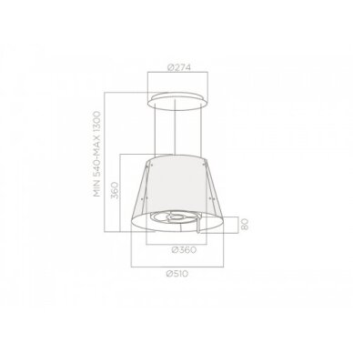 Gartraukis Elica GRACE WH/F 51 2 Gartraukis Elica GRACE WH/F 51 2
